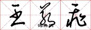 刘少英王若飞草书怎么写