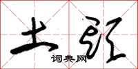 朱锡荣土头草书怎么写
