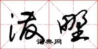 朱锡荣泼野草书怎么写