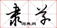 朱锡荣隶草草书怎么写