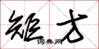 朱锡荣矩方草书怎么写