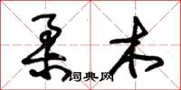 朱锡荣柔木草书怎么写