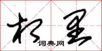 朱锡荣相里草书怎么写