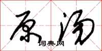 朱锡荣原汤草书怎么写