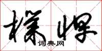 朱锡荣朴悍草书怎么写