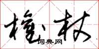 朱锡荣权杖草书怎么写