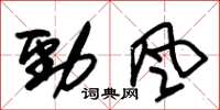朱锡荣劲风草书怎么写