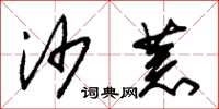 朱锡荣沙荒草书怎么写