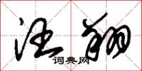 朱锡荣汪翔草书怎么写