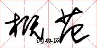 朱锡荣概范草书怎么写