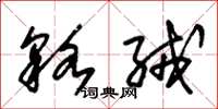 朱锡荣貉绒草书怎么写