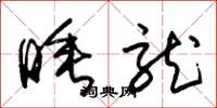 朱锡荣睡龙草书怎么写