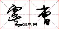 朱锡荣虞曹草书怎么写