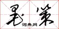 朱锡荣墨策草书怎么写
