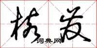 曾庆福核发草书怎么写