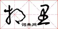 曾庆福相里草书怎么写