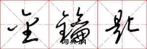 梁锦英金钥匙草书怎么写