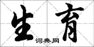 胡问遂生育行书怎么写