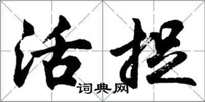 胡问遂活捉行书怎么写