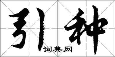 胡问遂引种行书怎么写