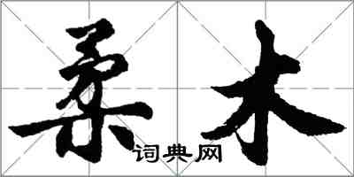 胡问遂柔木行书怎么写