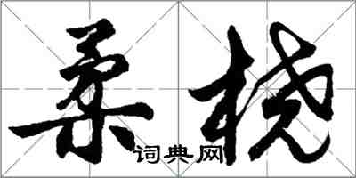 胡问遂柔桡行书怎么写