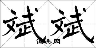 翁闿运斌斌楷书怎么写