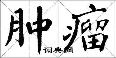 翁闿运肿瘤楷书怎么写