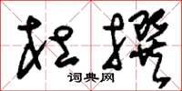 刘少英杜撰草书怎么写