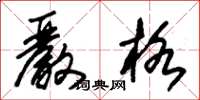 朱锡荣严格草书怎么写