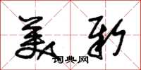 朱锡荣美新草书怎么写
