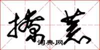 朱锡荣撩荒草书怎么写