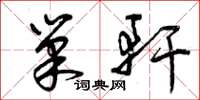 曾庆福巢轩草书怎么写
