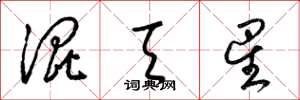梁锦英混天星草书怎么写